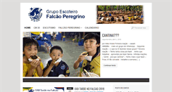 Desktop Screenshot of falcaoperegrino.org.br