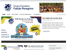 Tablet Screenshot of falcaoperegrino.org.br